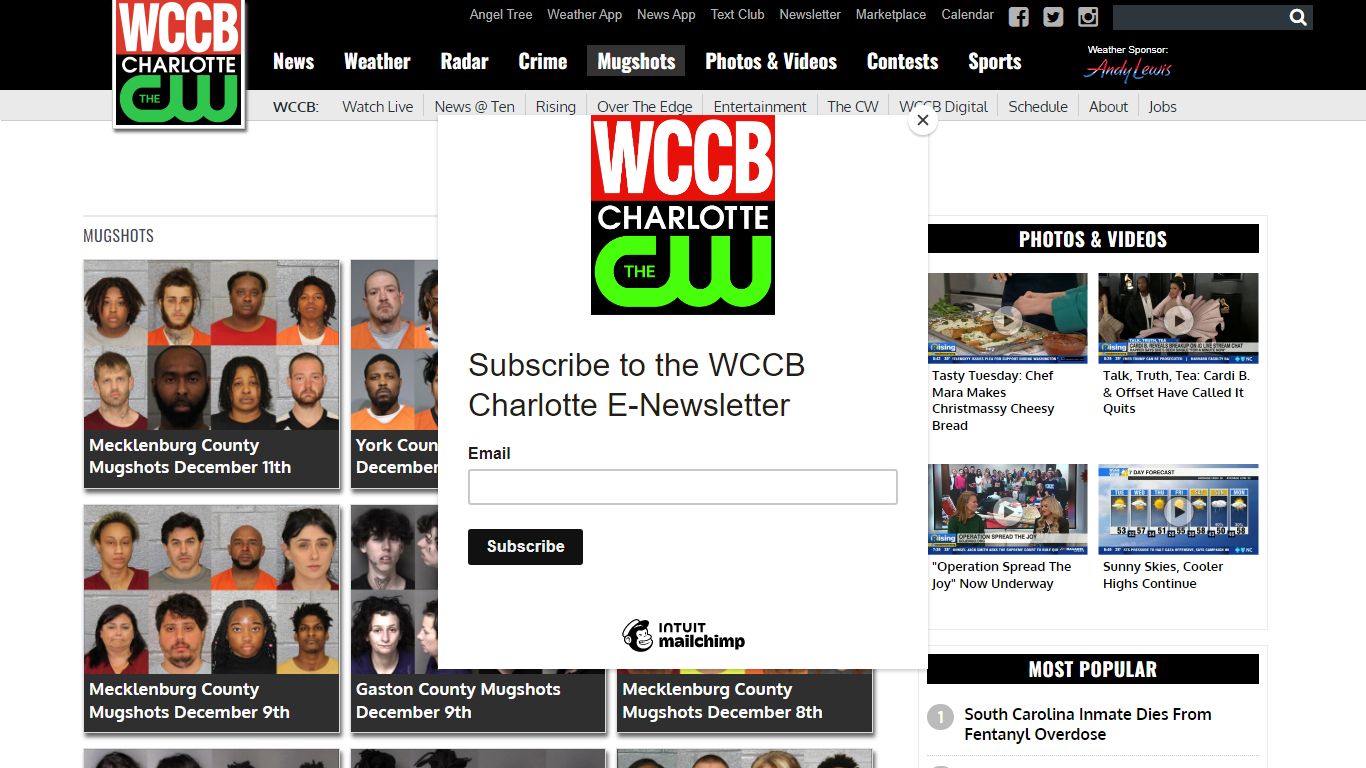 Mugshots - WCCB Charlotte's CW